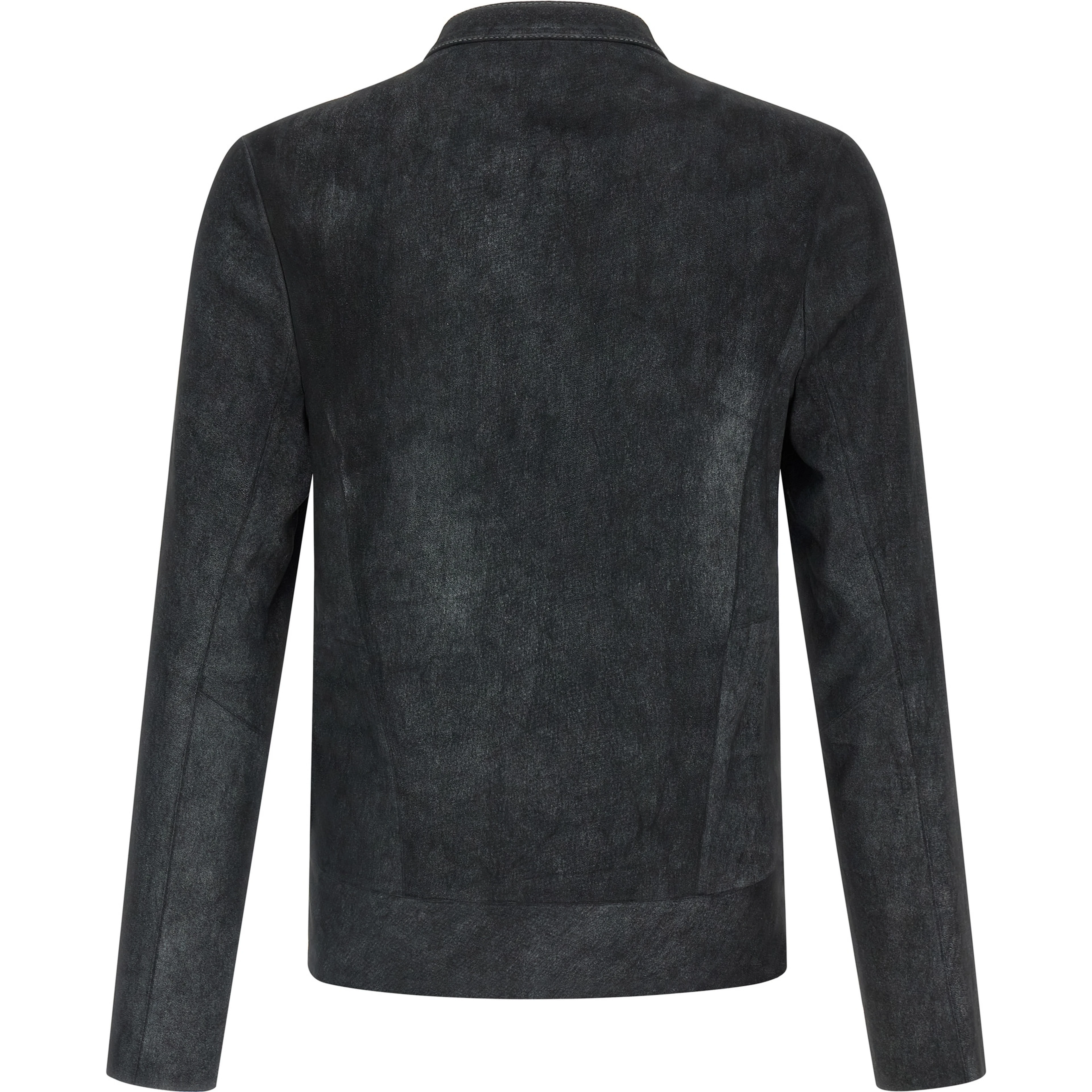 Black Lamb Leather Leather Jacket