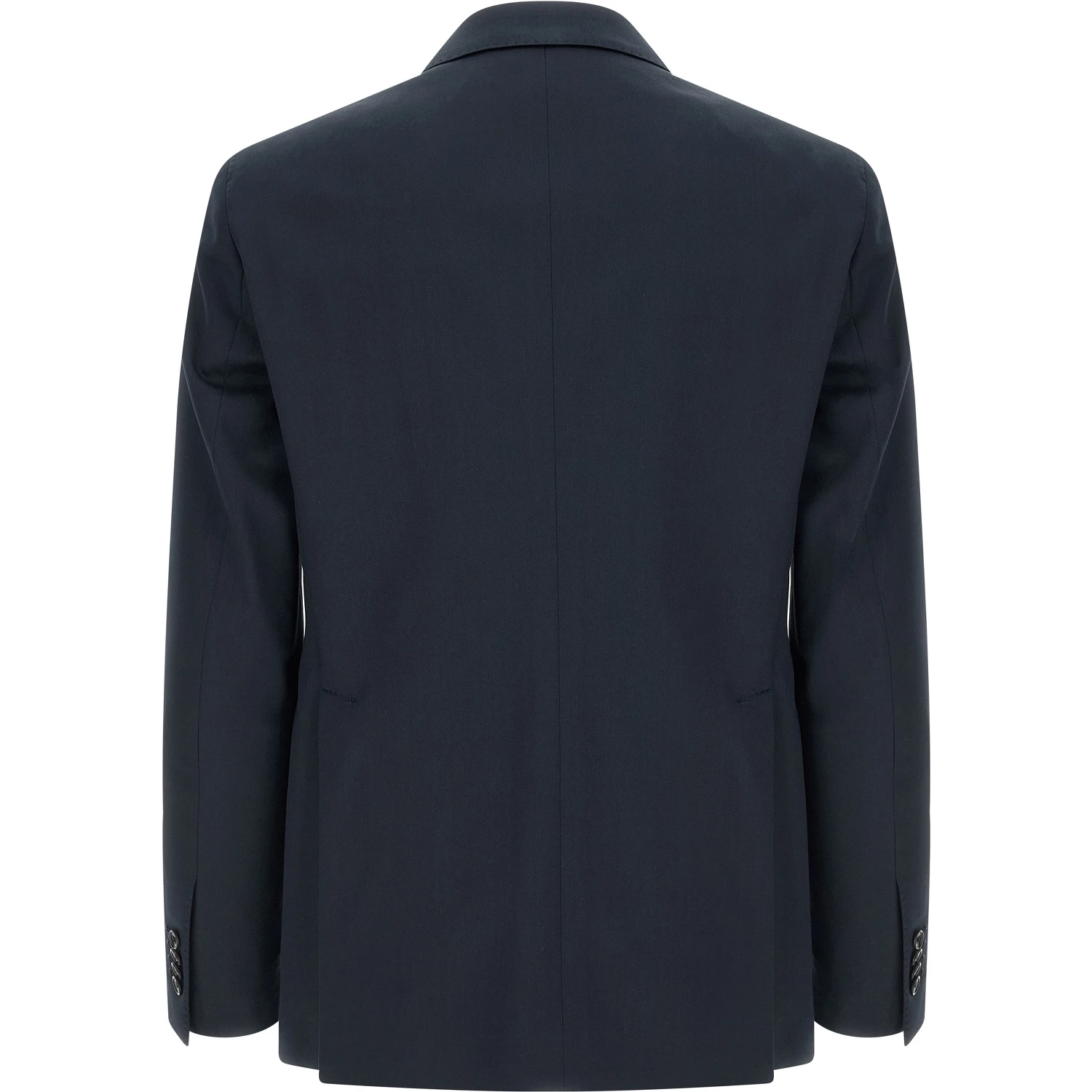 Blue Virgin Wool Two-Piece Suit