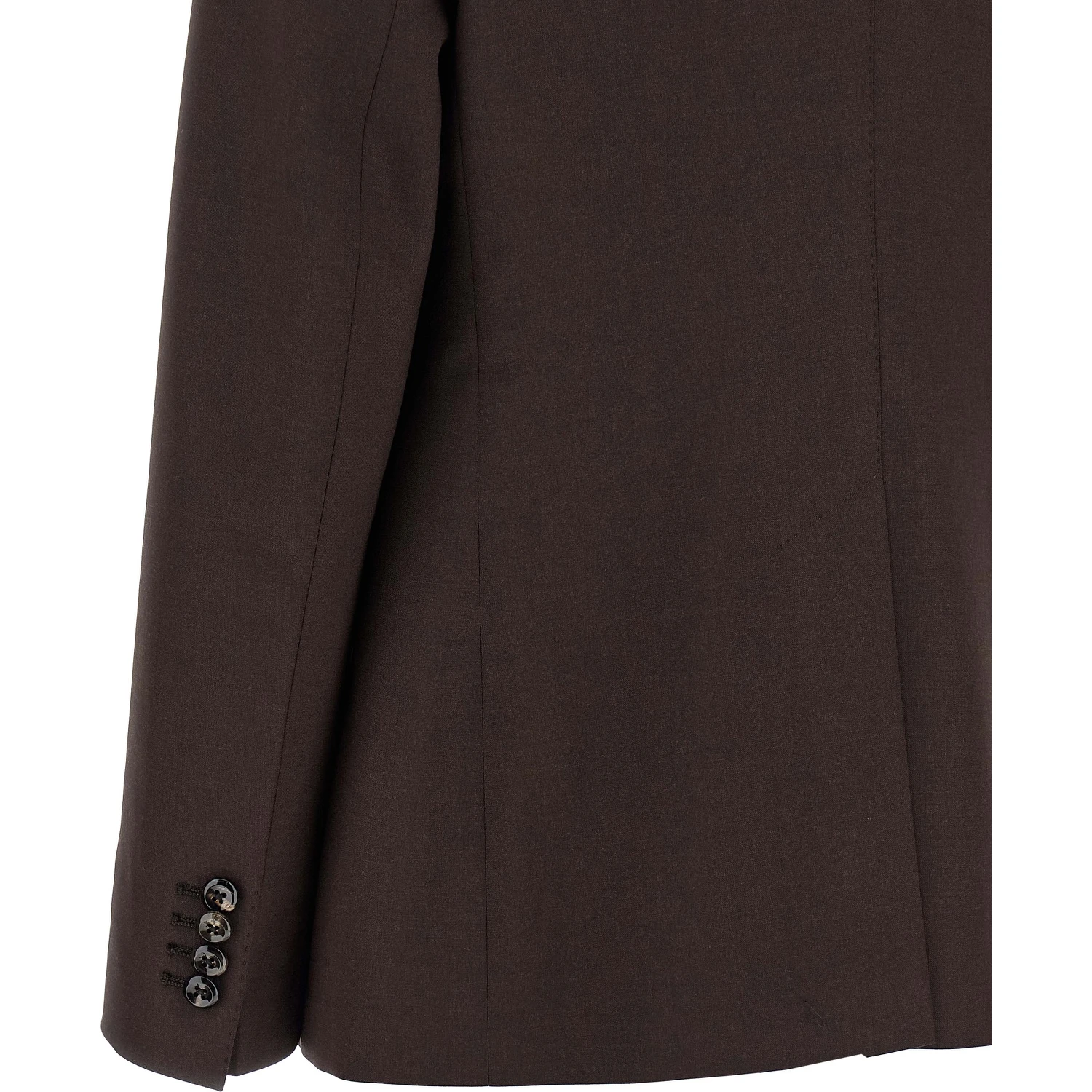 Brown Virgin Wool Blazer