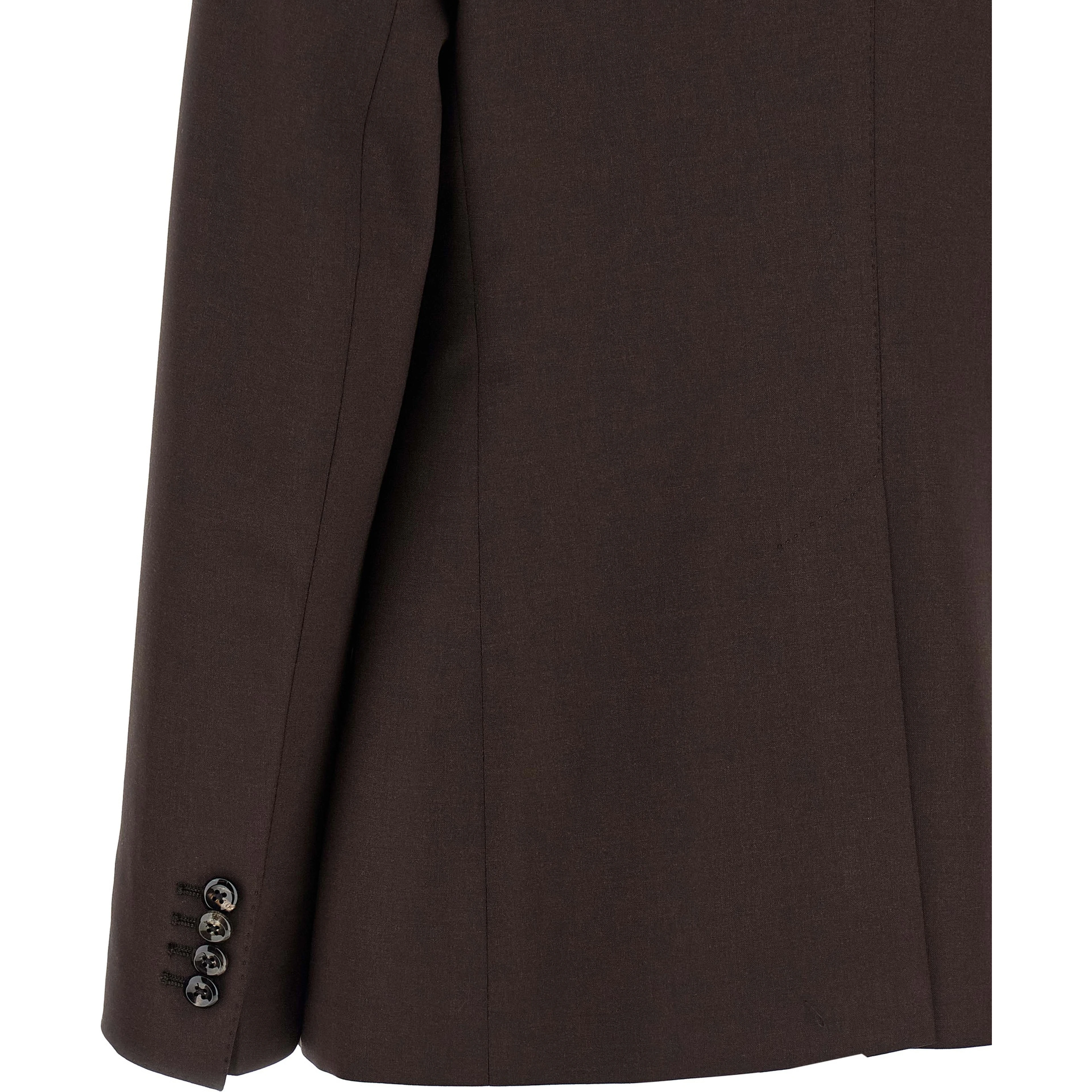Brown Virgin Wool Blazer
