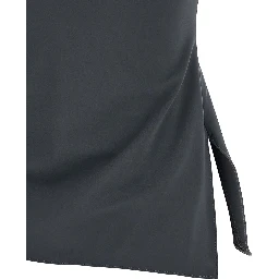 Gray Polyamide Tank Tops