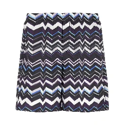 Multicolor Polyester Swim Shorts