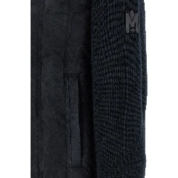 Blue Virgin Wool Full-Length Jacket