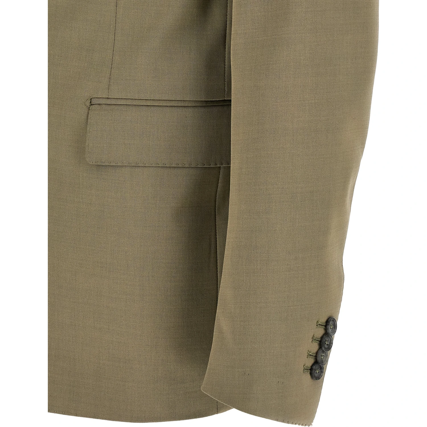 Bicolor Virgin Wool Two-Piece Suit