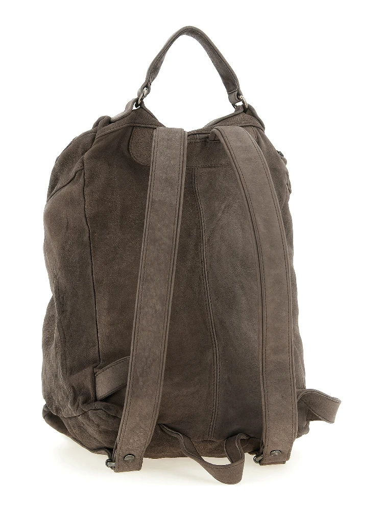 Brown Lamb Leather Backpack alternative