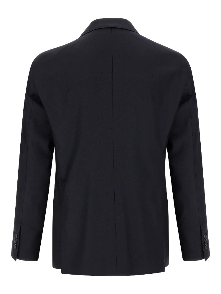 Blue Virgin Wool Two-Piece Suit alternative