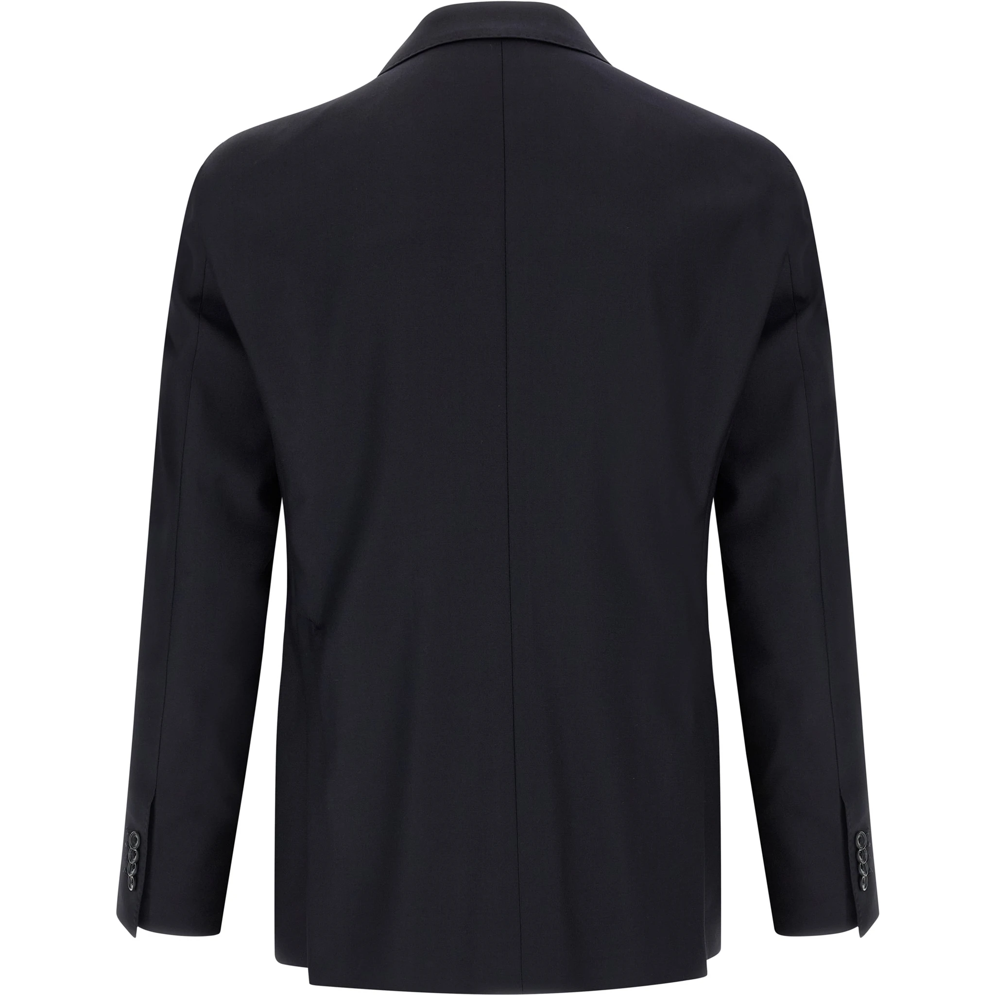 Blue Virgin Wool Two-Piece Suit