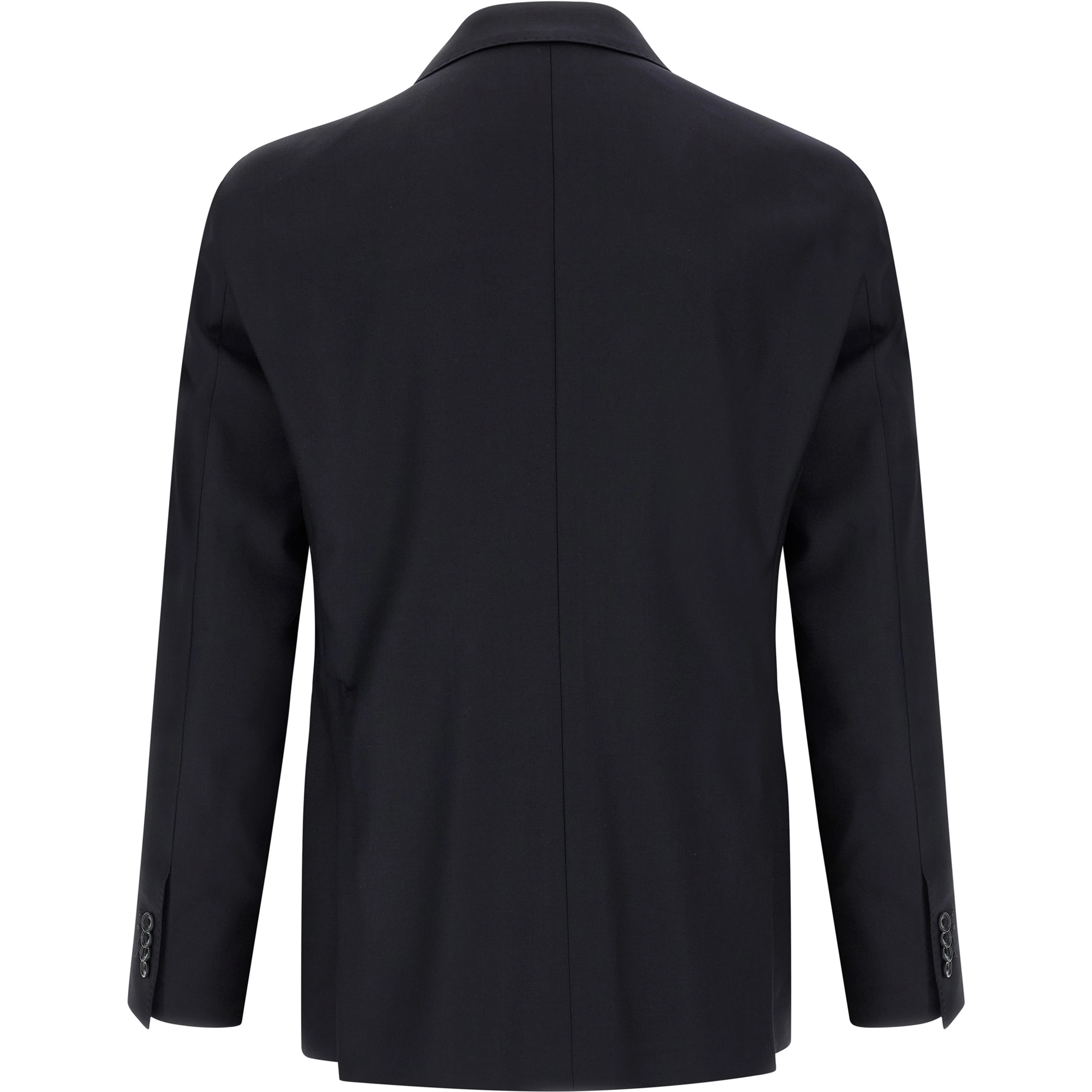 Blue Virgin Wool Two-Piece Suit
