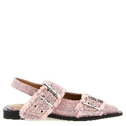 Multicolor Organic Cotton Ballet Flats