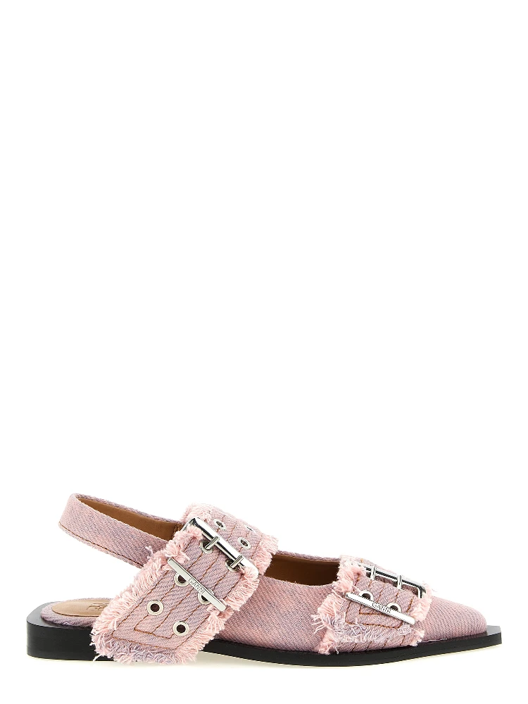 Multicolor Organic Cotton Ballet Flats