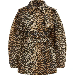 Brown Recycled Polyamide Coat