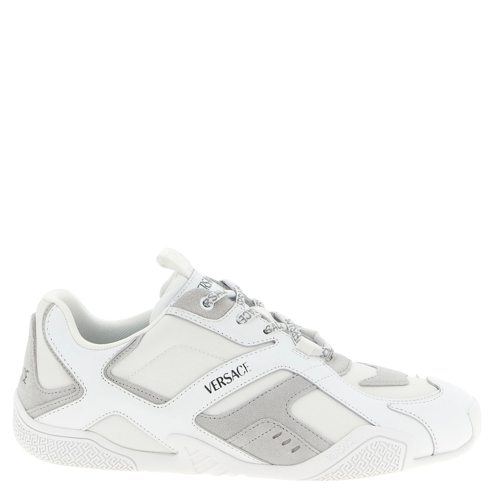 White Calfskin Athletic Sneakers