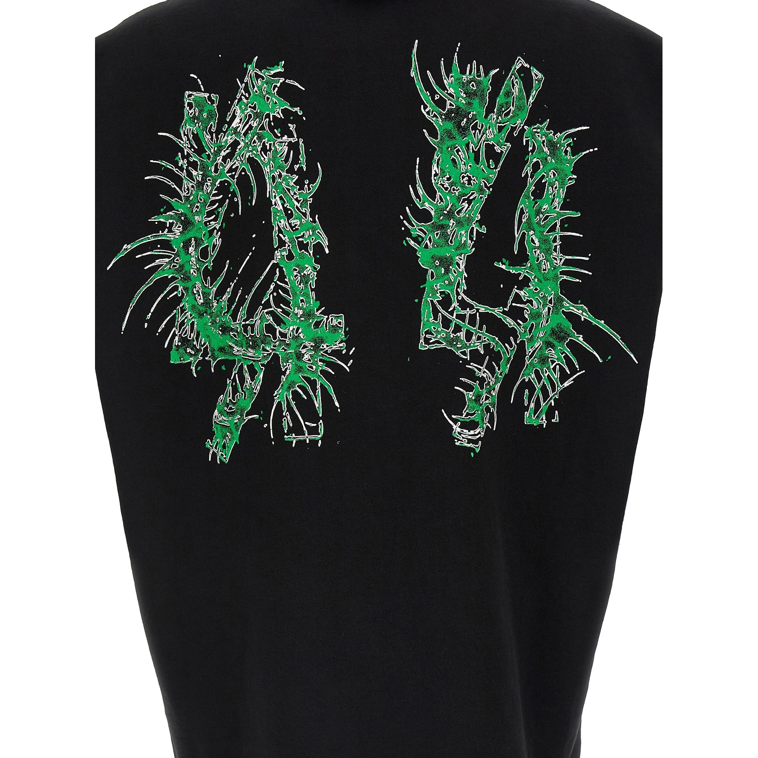 Black Cotton Sweatshirt