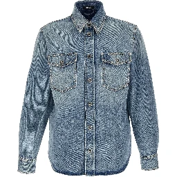 Blue Cotton Blouse