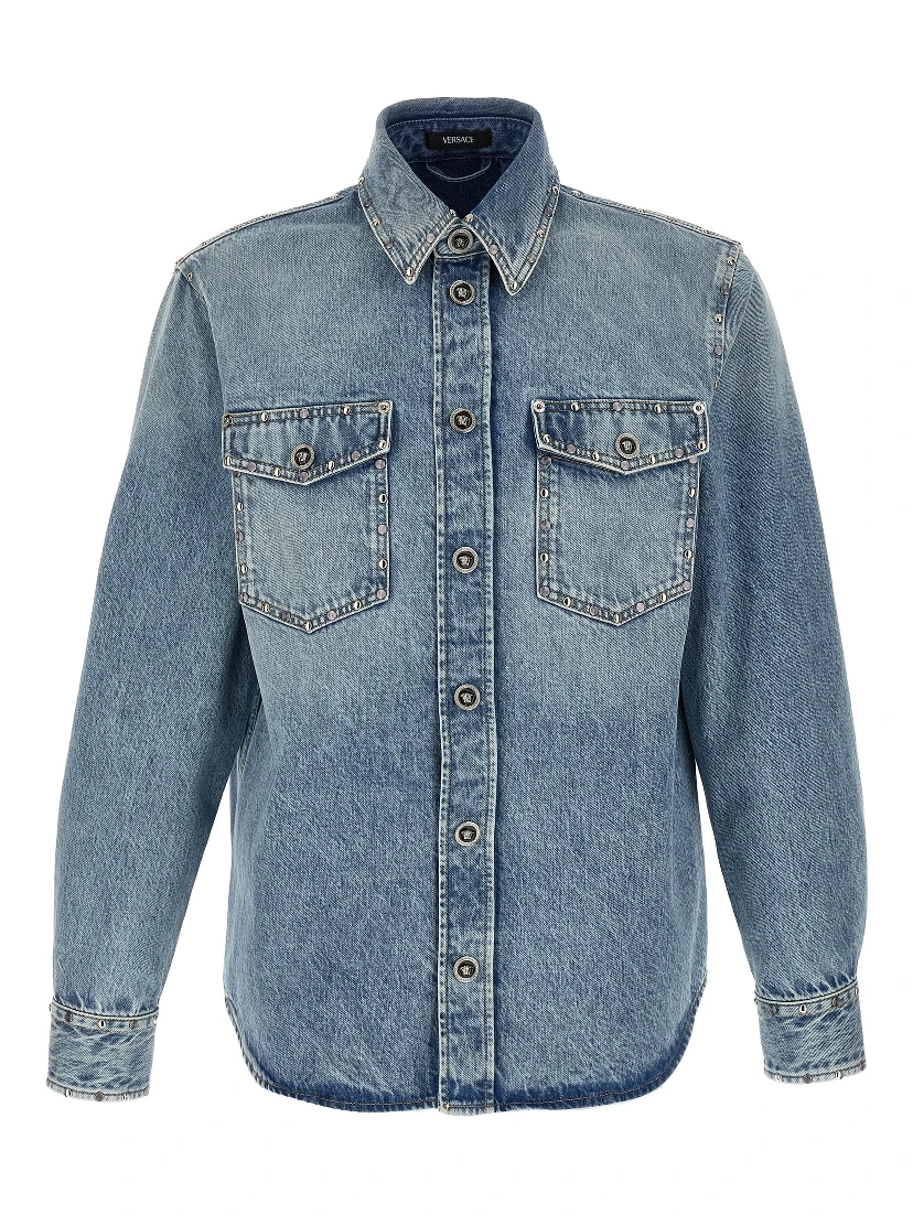 Blue Cotton Blouse