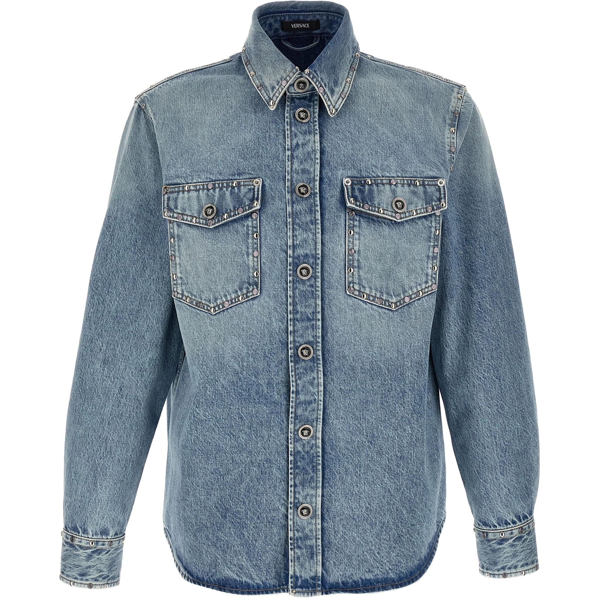 Blue Cotton Blouse