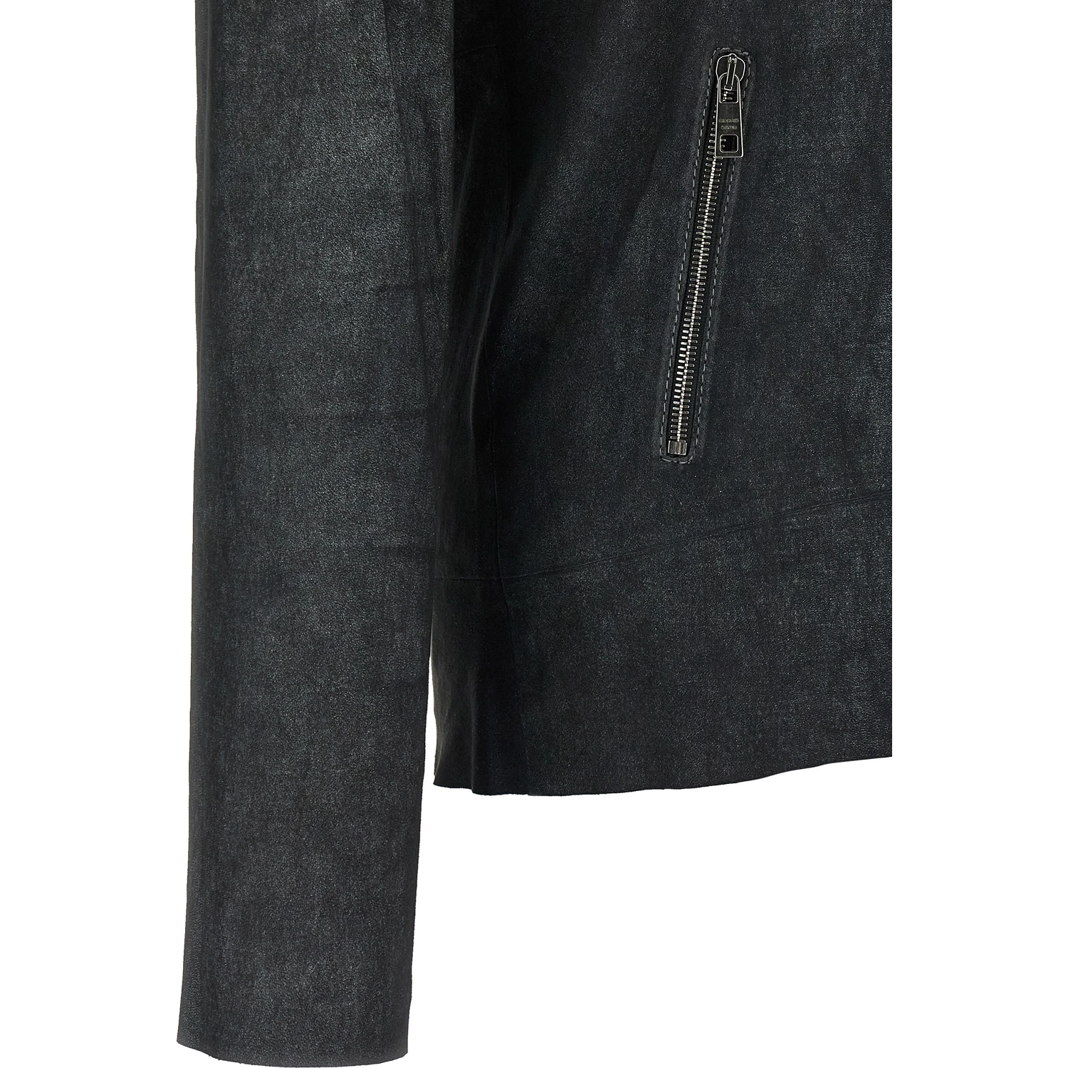 Black Lamb Leather Leather Jacket