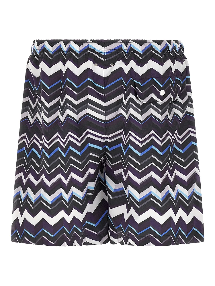 Multicolor Polyester Swim Shorts alternative