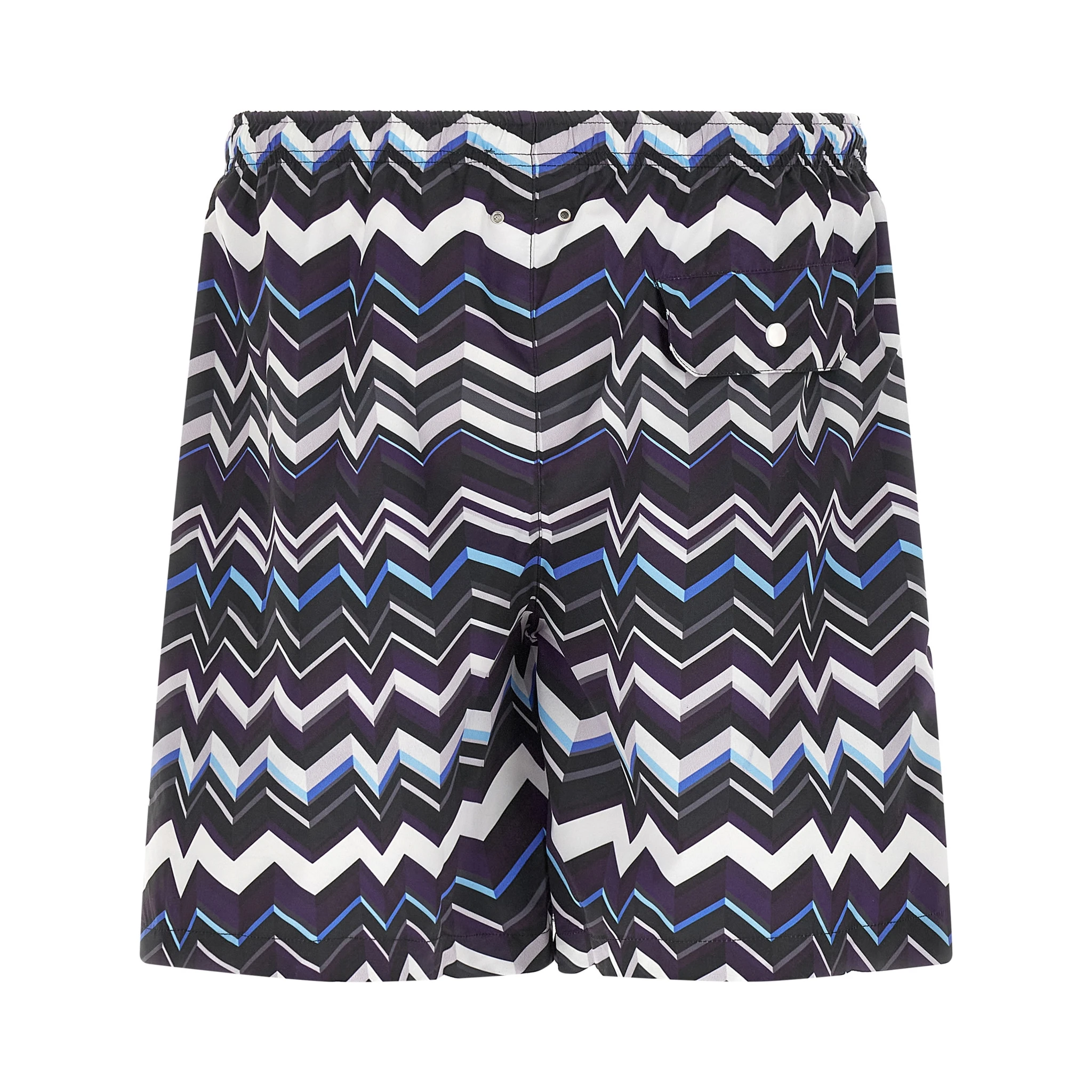 Multicolor Polyester Swim Shorts