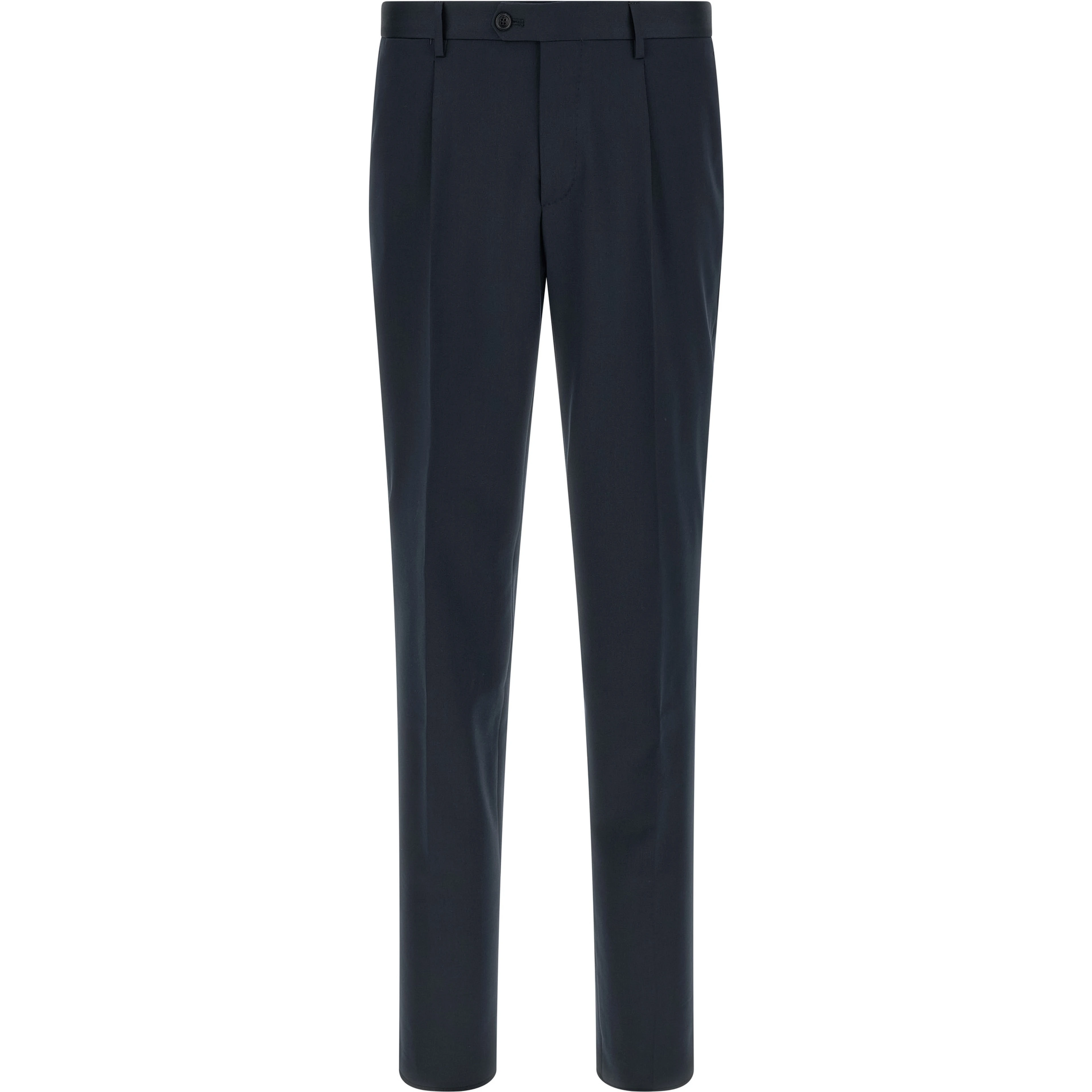 Blue Virgin Wool Two-Piece Suit