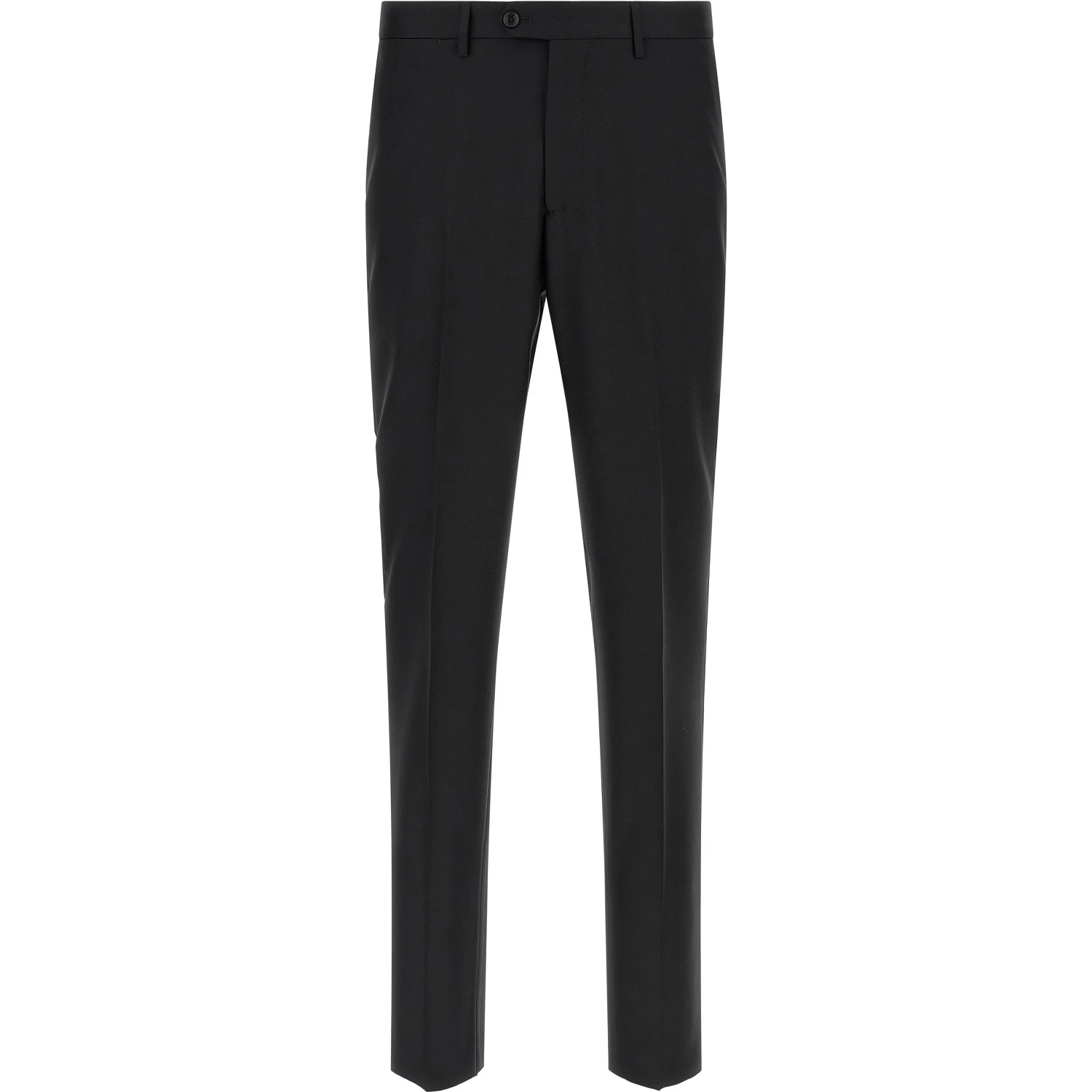 Black Virgin Wool Two-Piece Suit