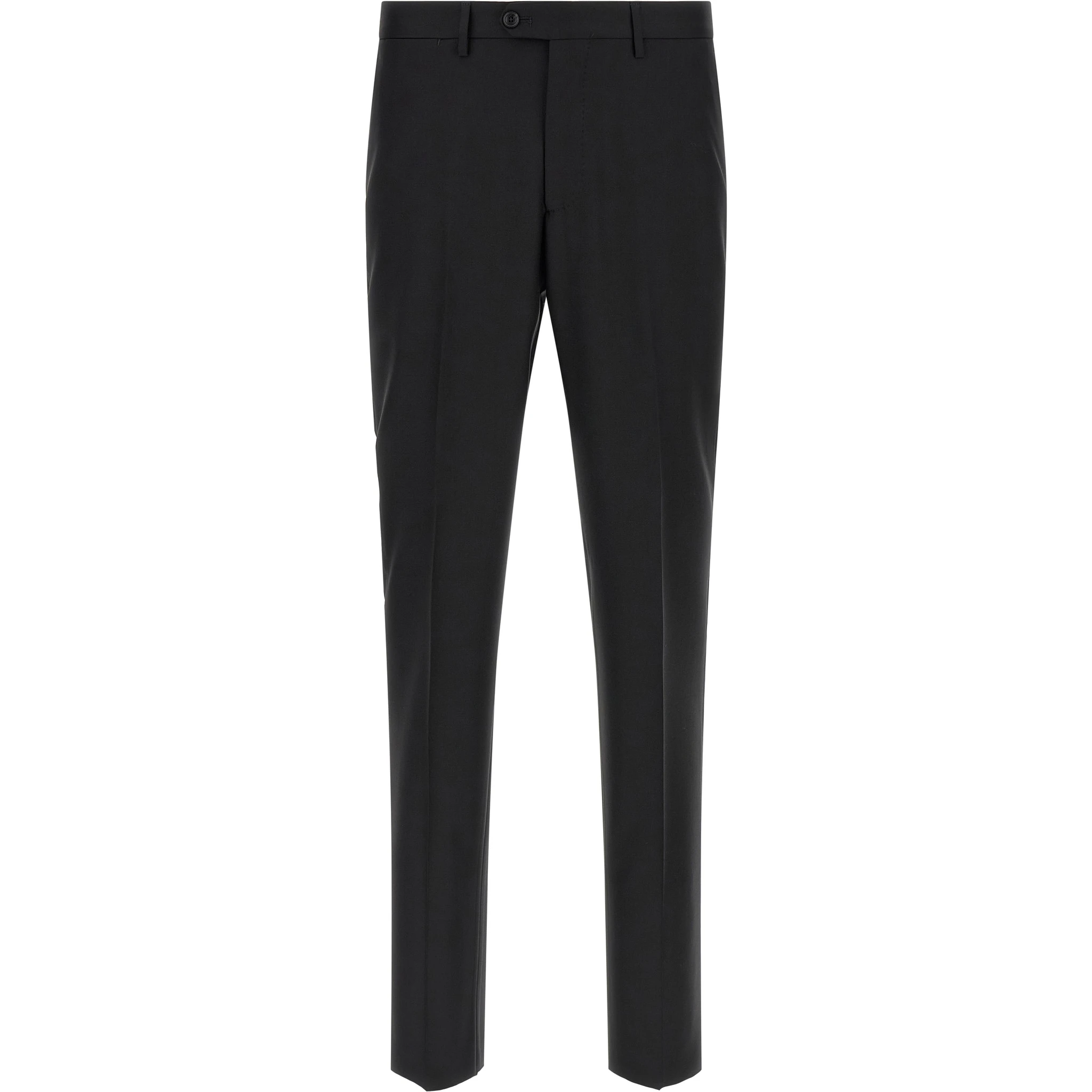 Black Virgin Wool Two-Piece Suit