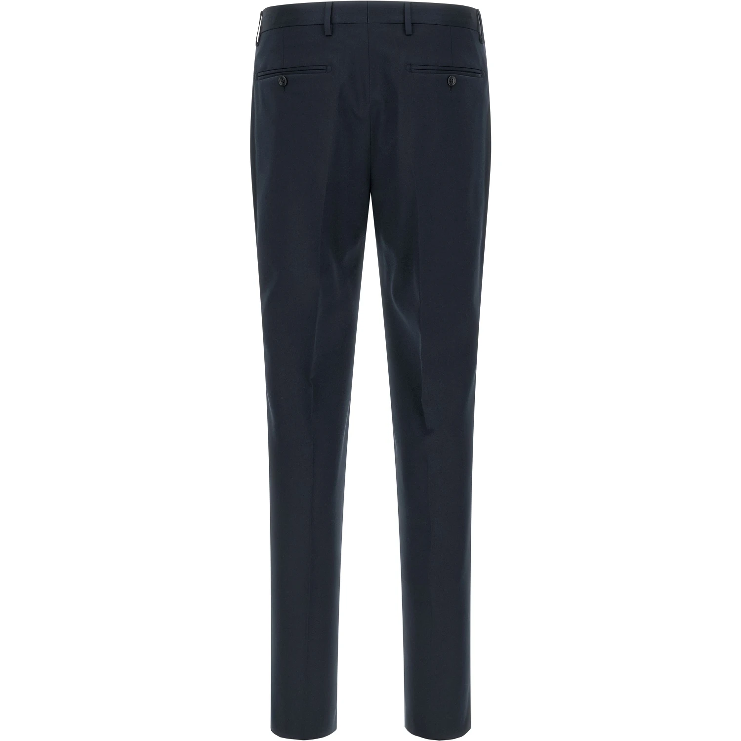 Blue Virgin Wool Two-Piece Suit