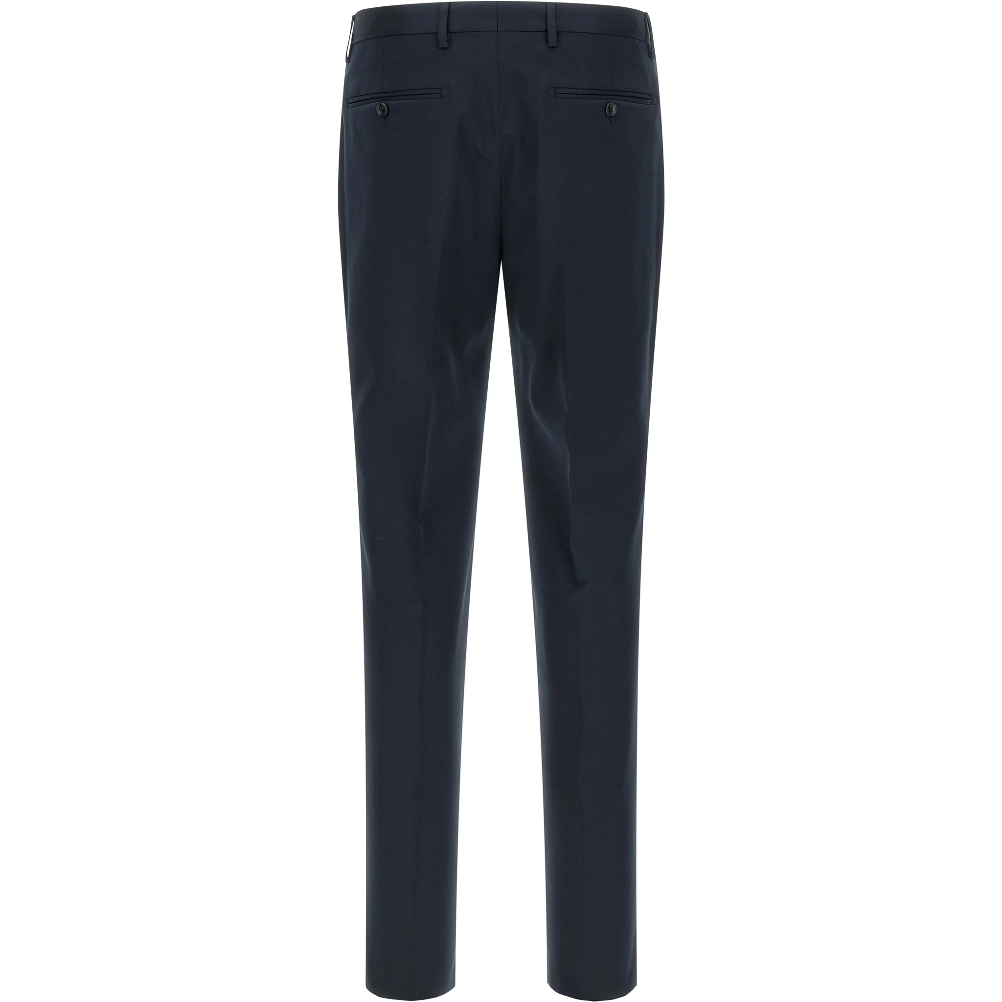 Blue Virgin Wool Two-Piece Suit