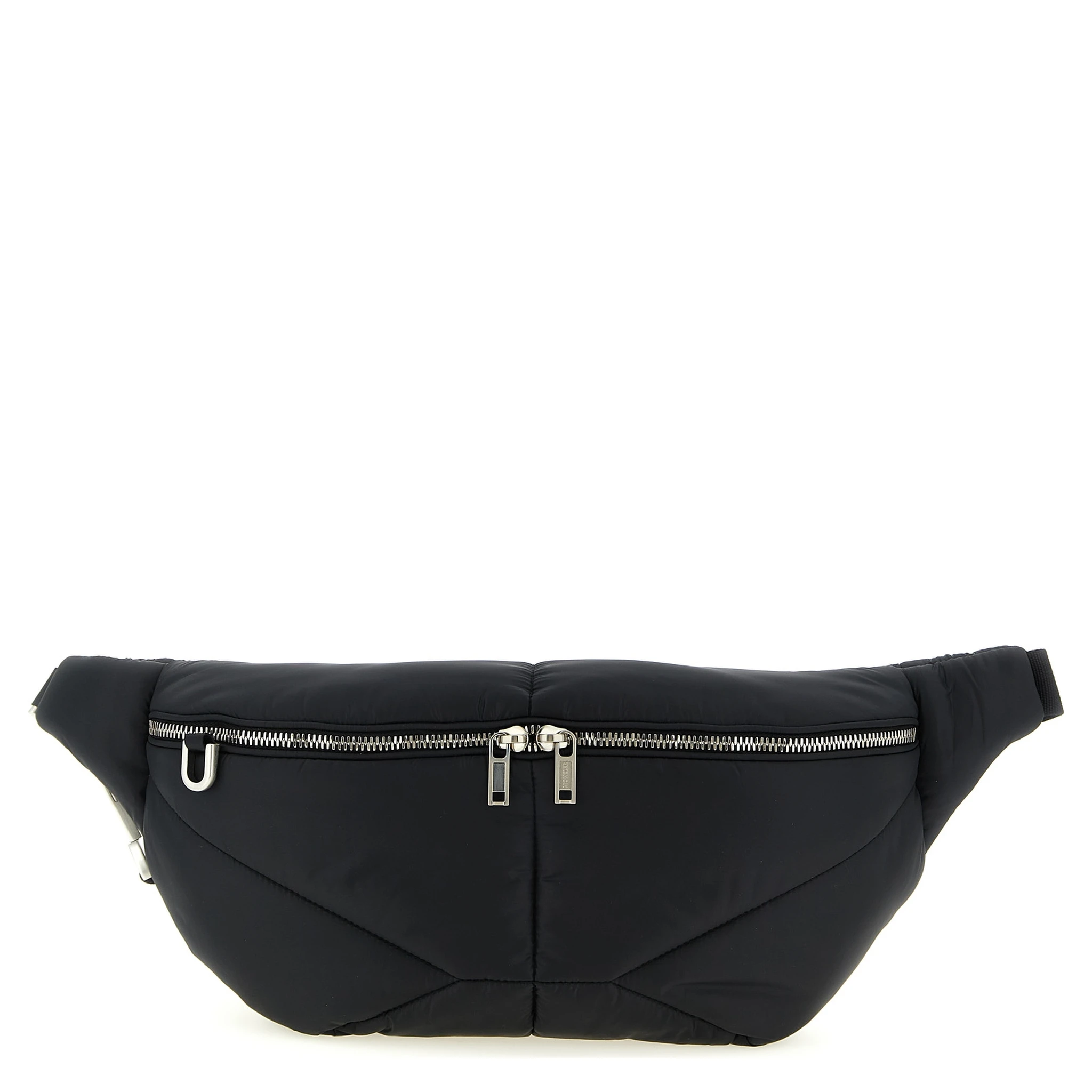 Black Polyester Crossbody Bag