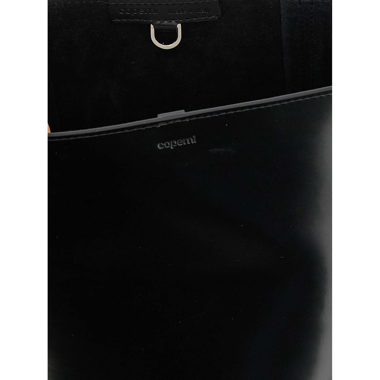 Black Cowhide Shoulder Bag