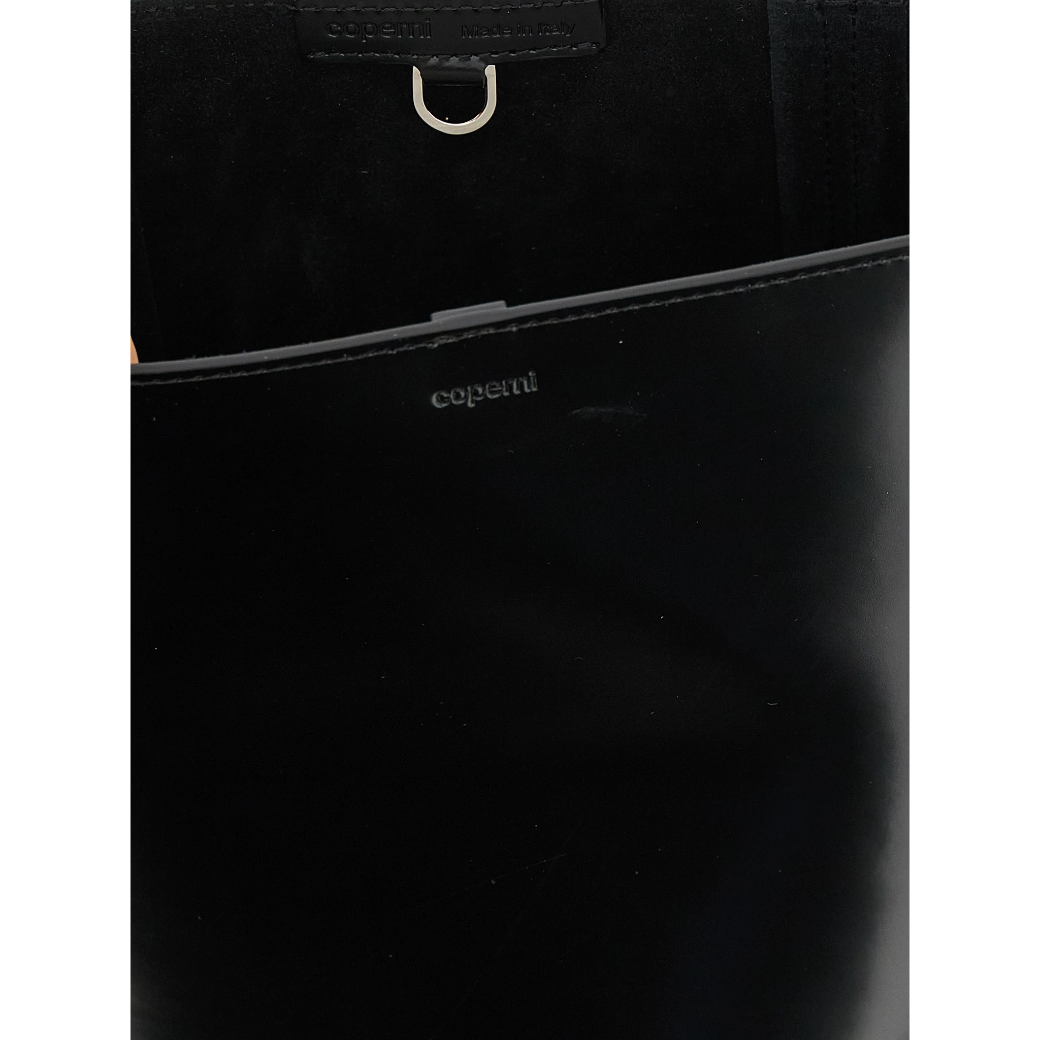 Black Cowhide Shoulder Bag