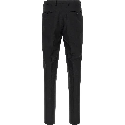 Black Virgin Wool Two-Piece Suit