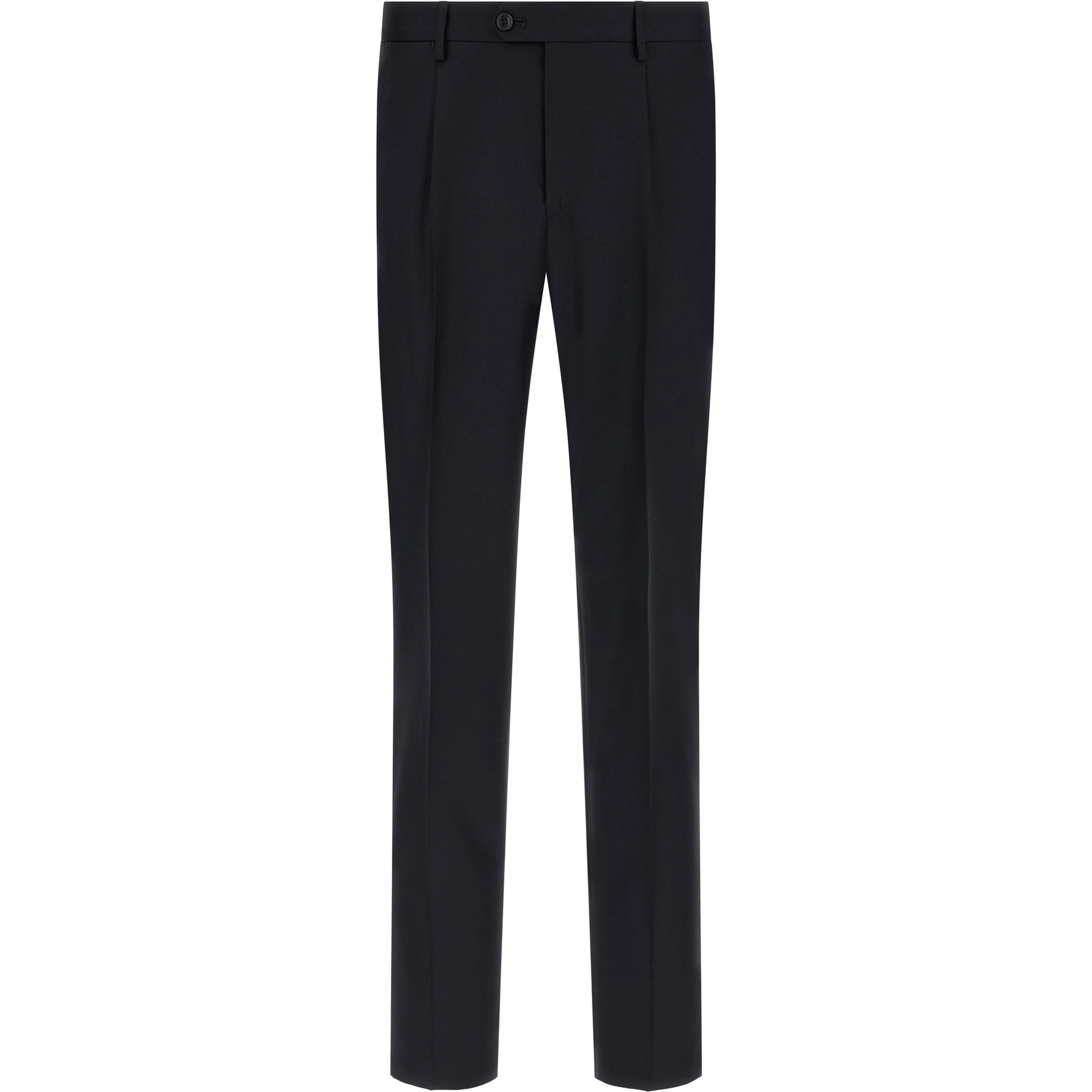 Blue Virgin Wool Two-Piece Suit