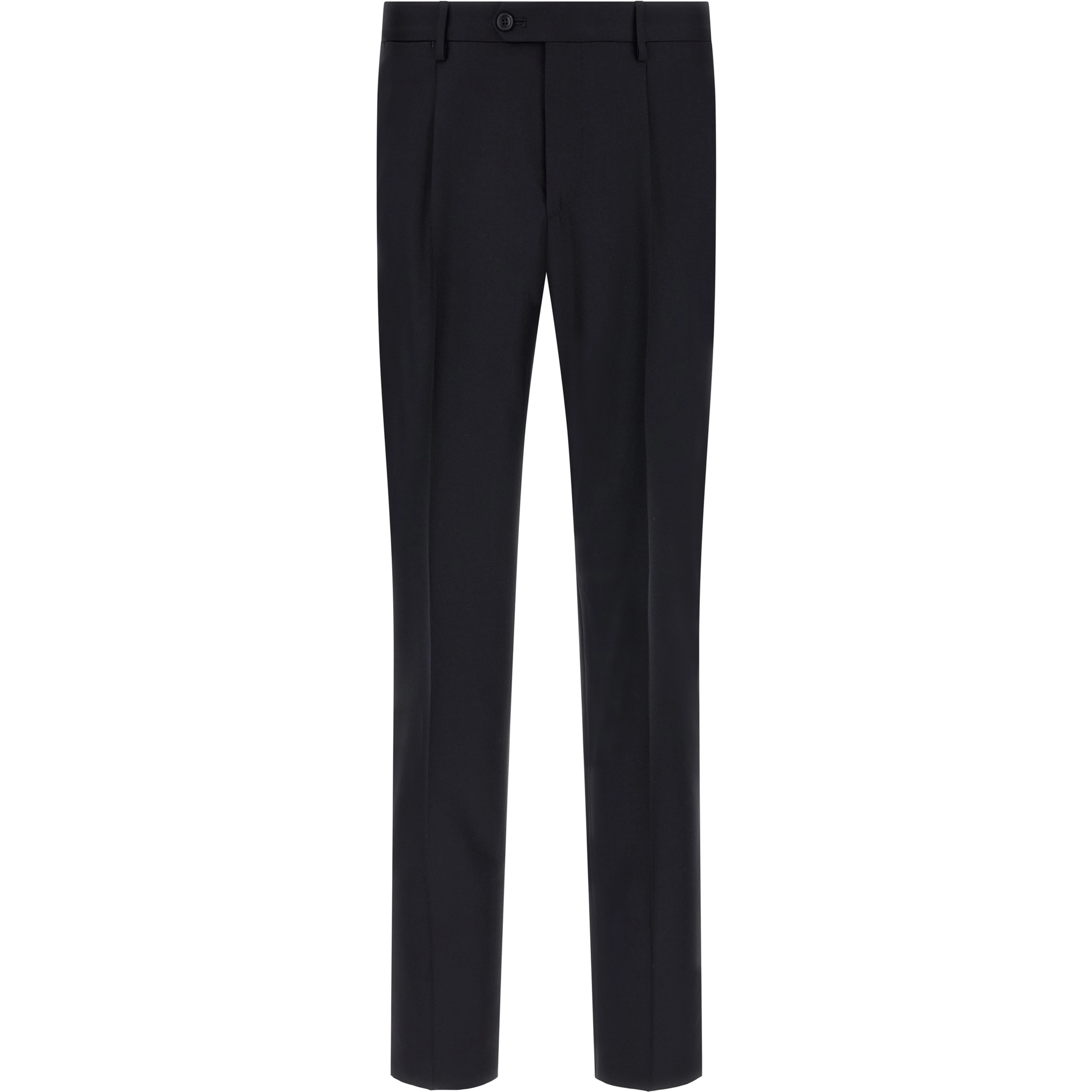 Blue Virgin Wool Two-Piece Suit