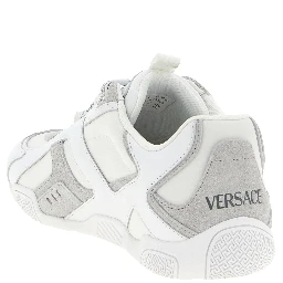 White Calfskin Athletic Sneakers