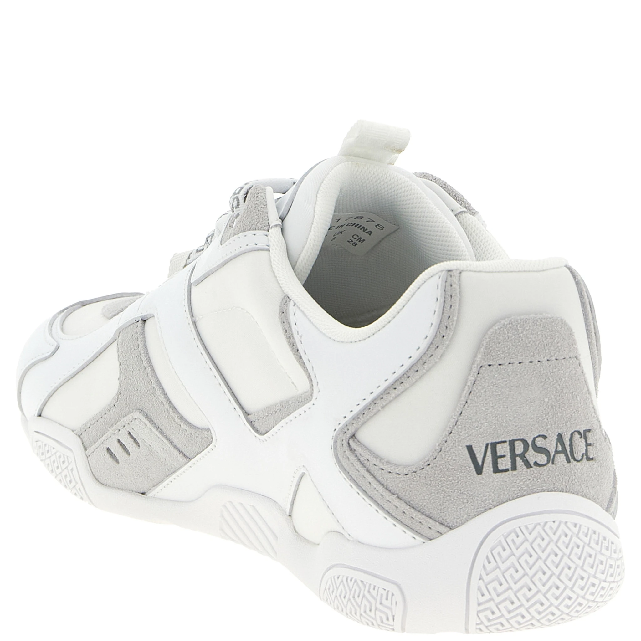 White Calfskin Athletic Sneakers