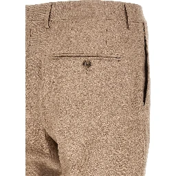 Beige Virgin Wool Two-Piece Suit
