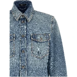 Blue Cotton Blouse