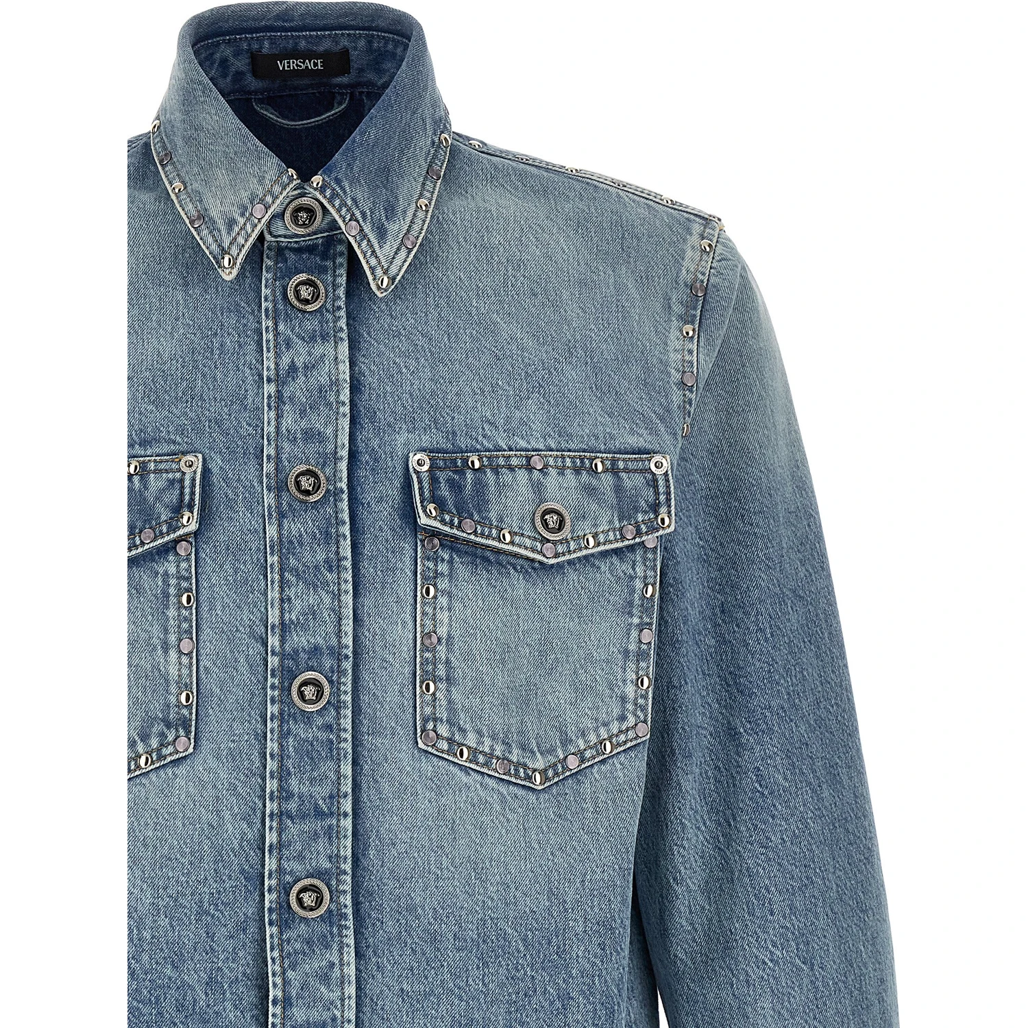 Blue Cotton Blouse