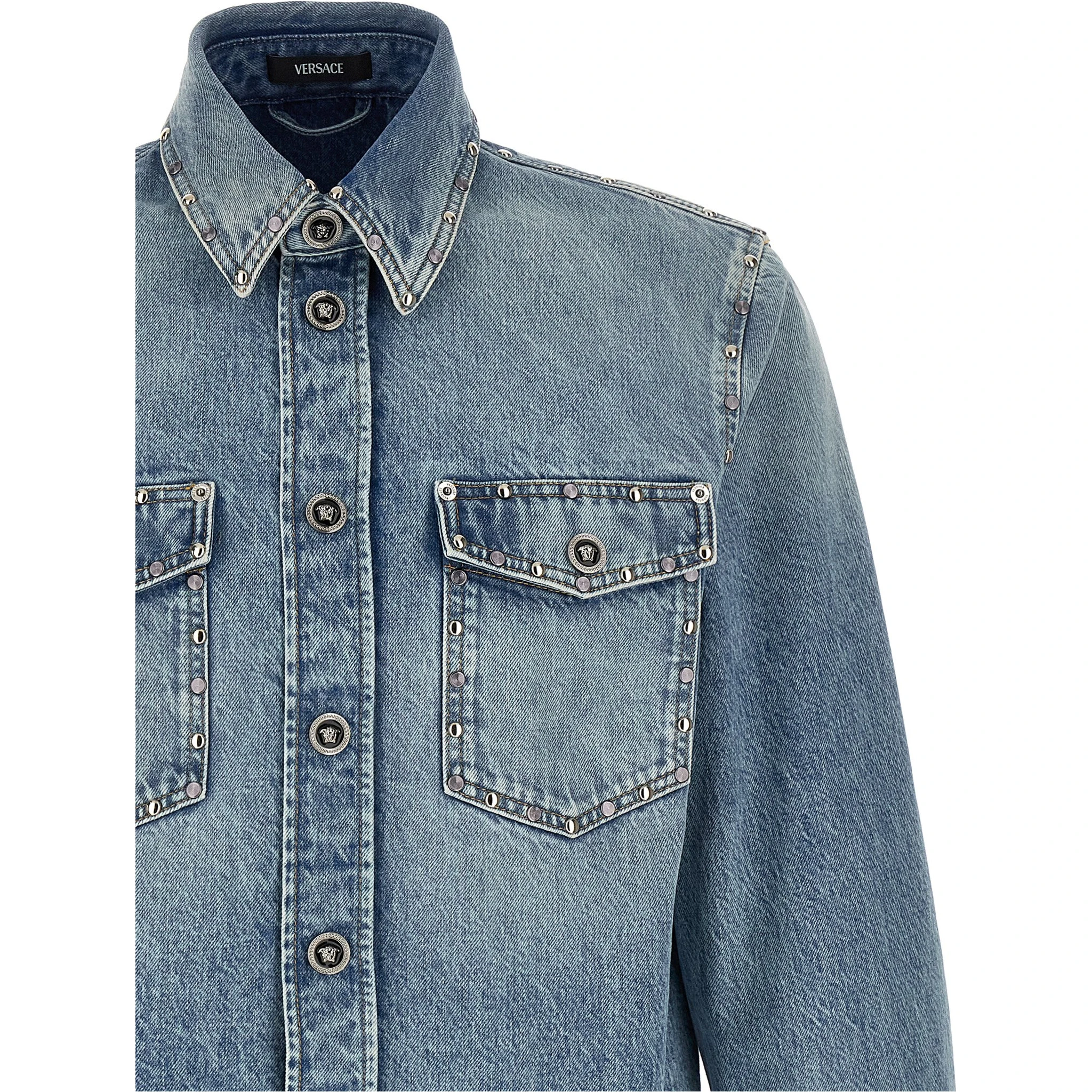 Blue Cotton Blouse