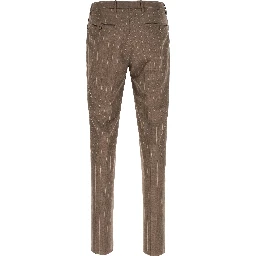 Brown Virgin Wool Two-Piece Suit