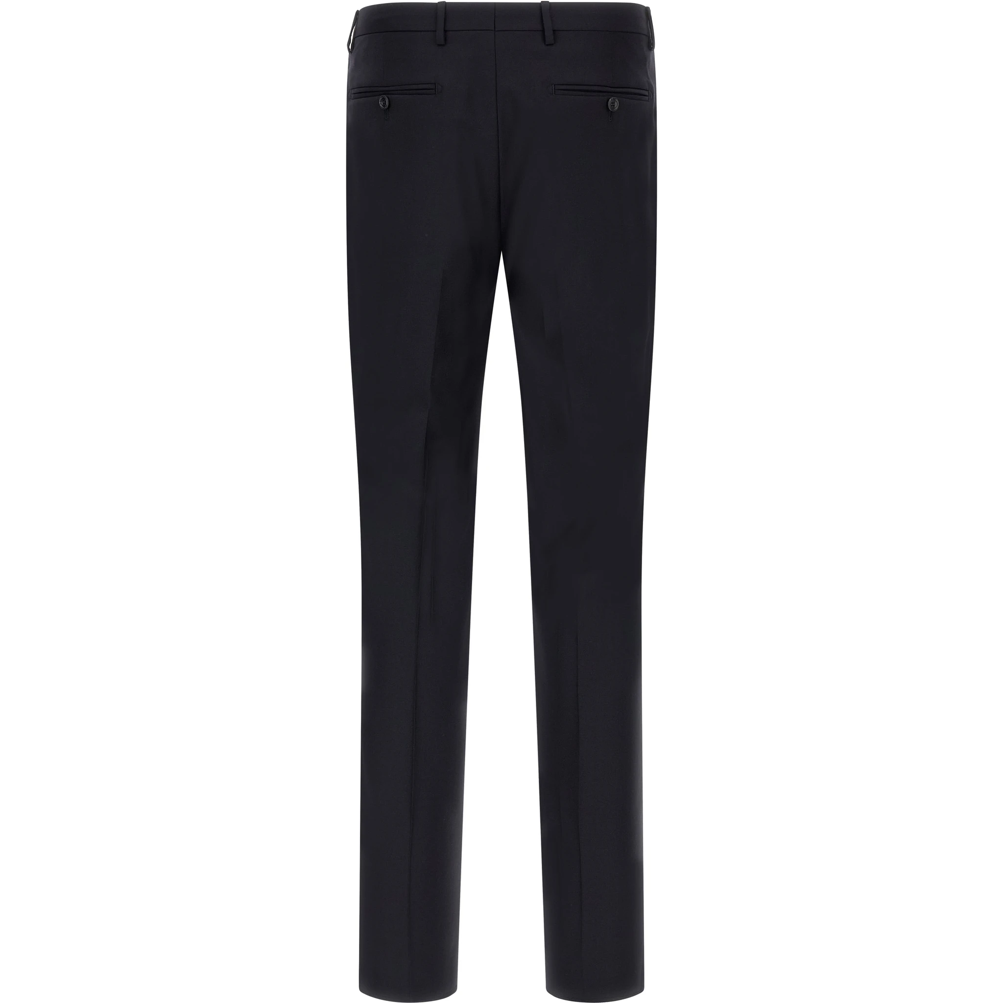 Blue Virgin Wool Two-Piece Suit
