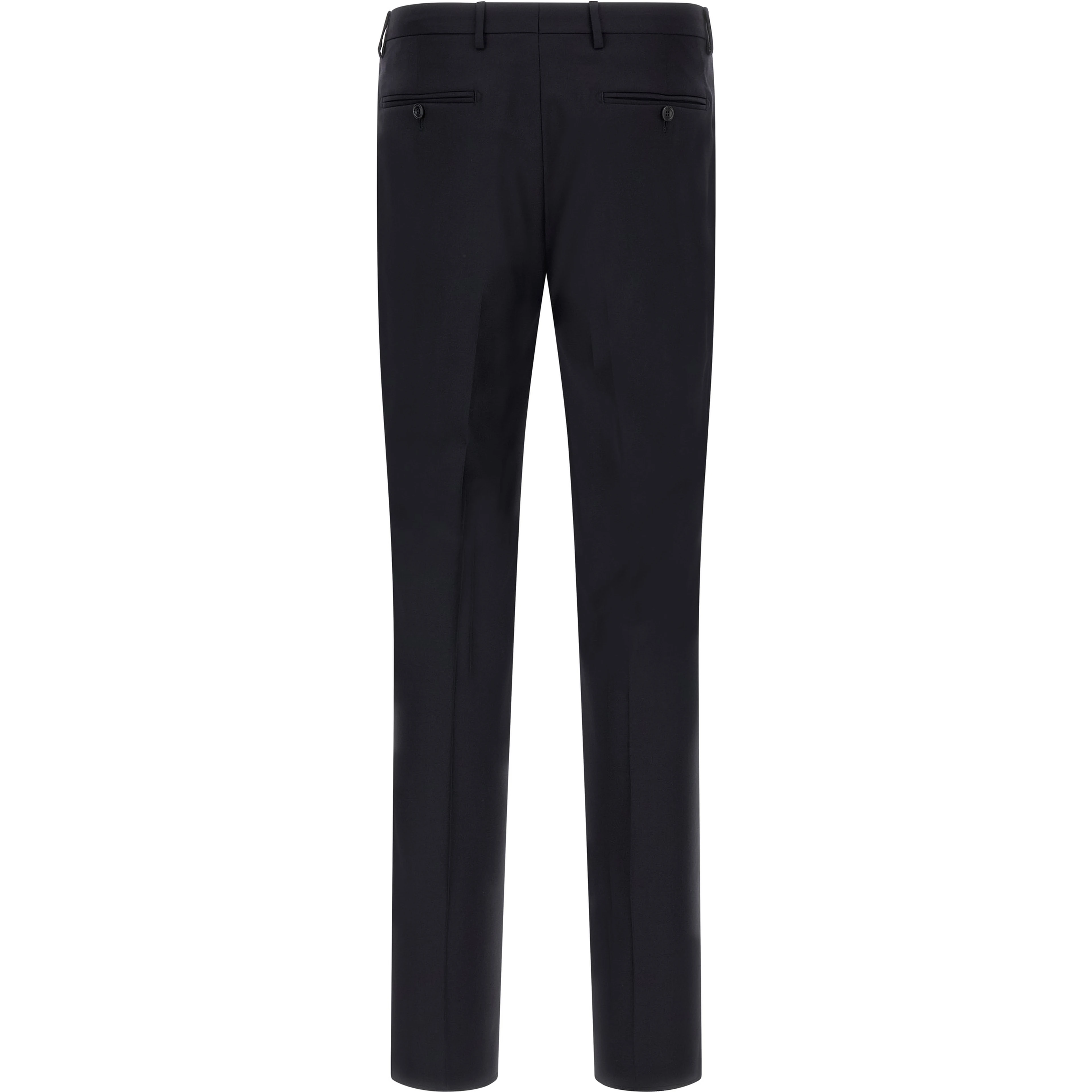 Blue Virgin Wool Two-Piece Suit