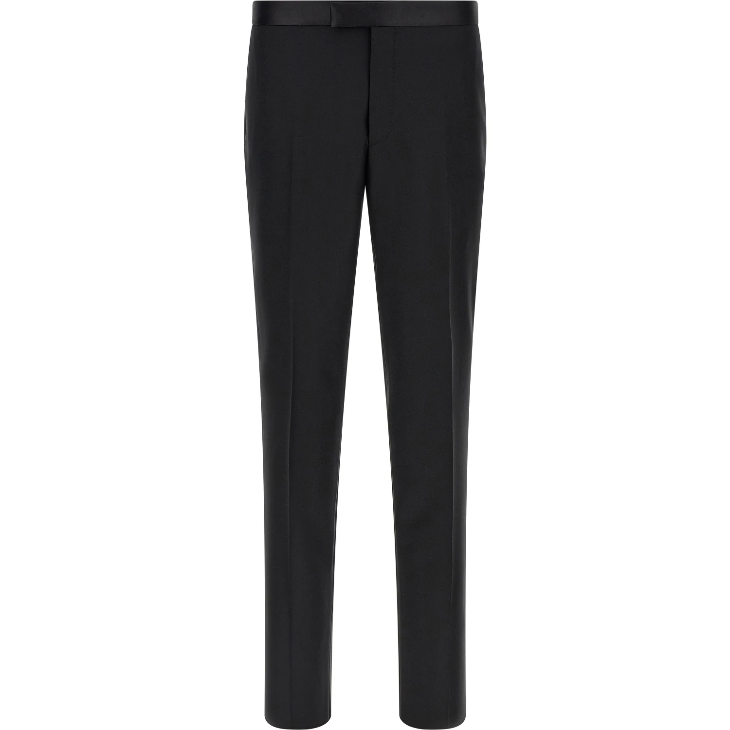 Black Virgin Wool Two-Piece Suit