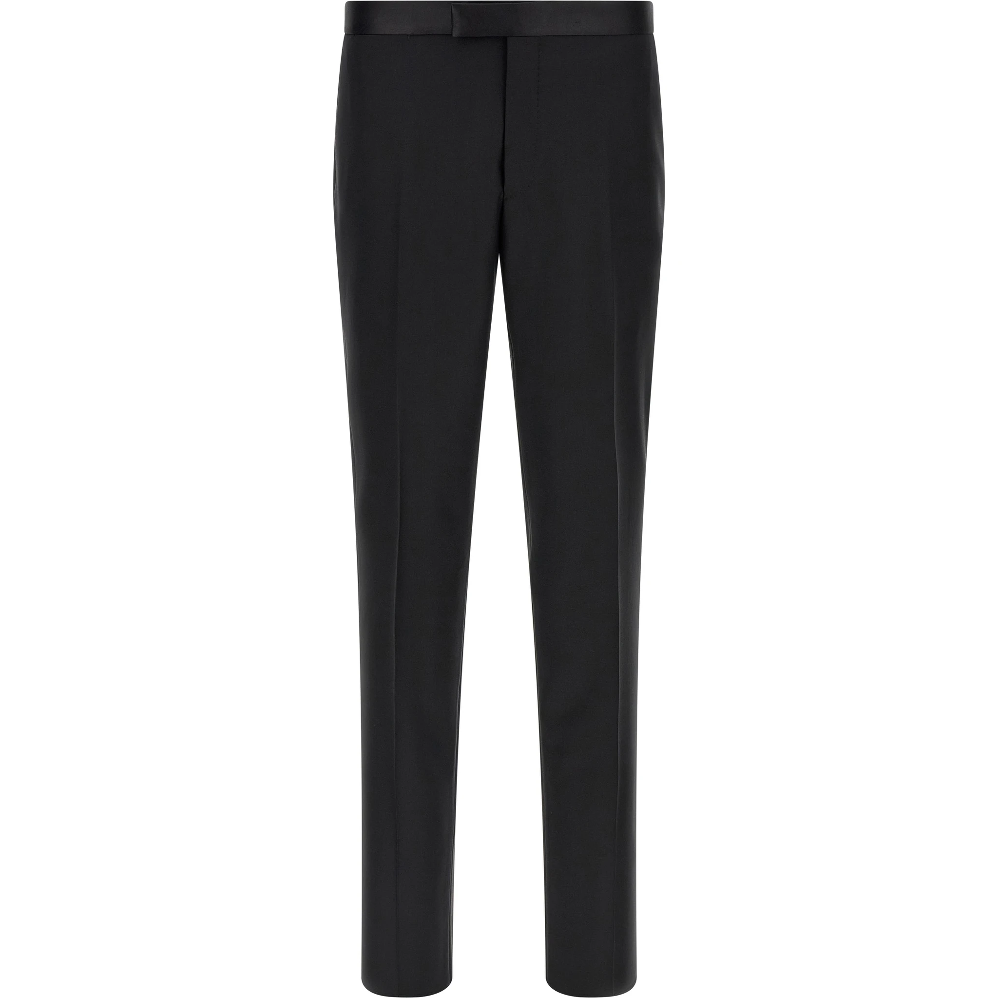 Black Virgin Wool Two-Piece Suit