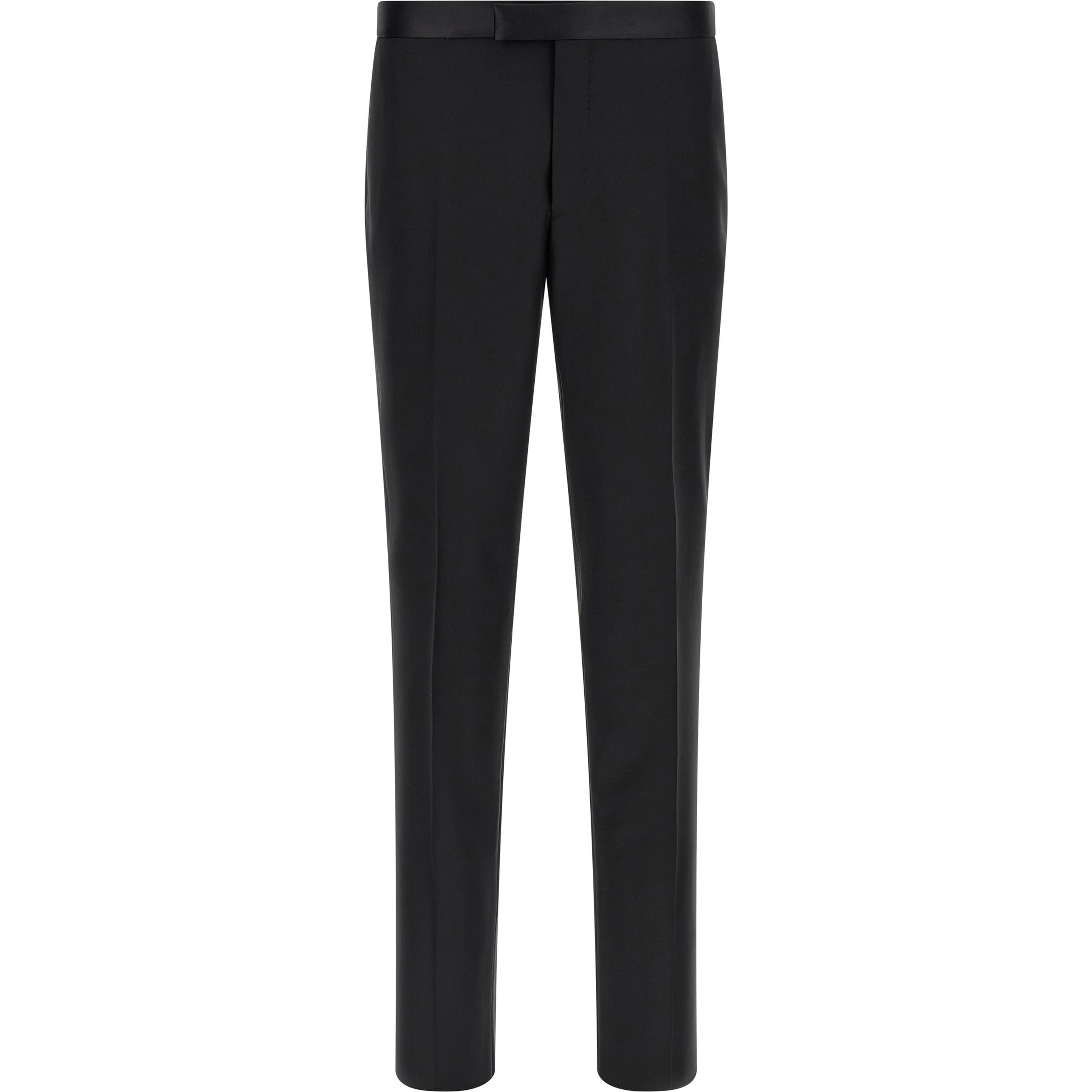 Black Virgin Wool Two-Piece Suit