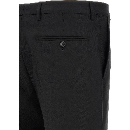 Black Virgin Wool Two-Piece Suit