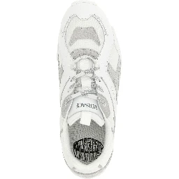 White Calfskin Athletic Sneakers