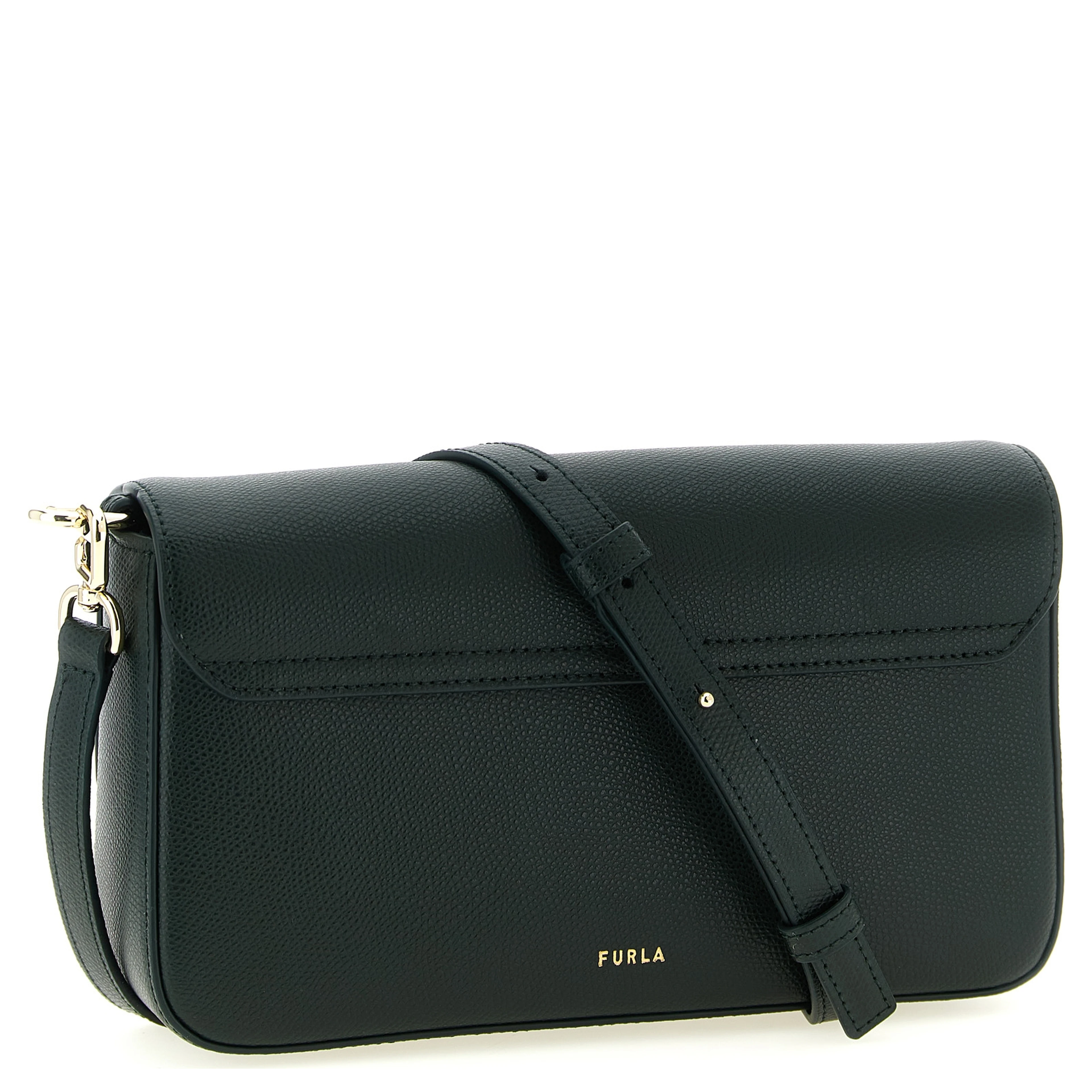 Bicolor Calfskin Crossbody Bag