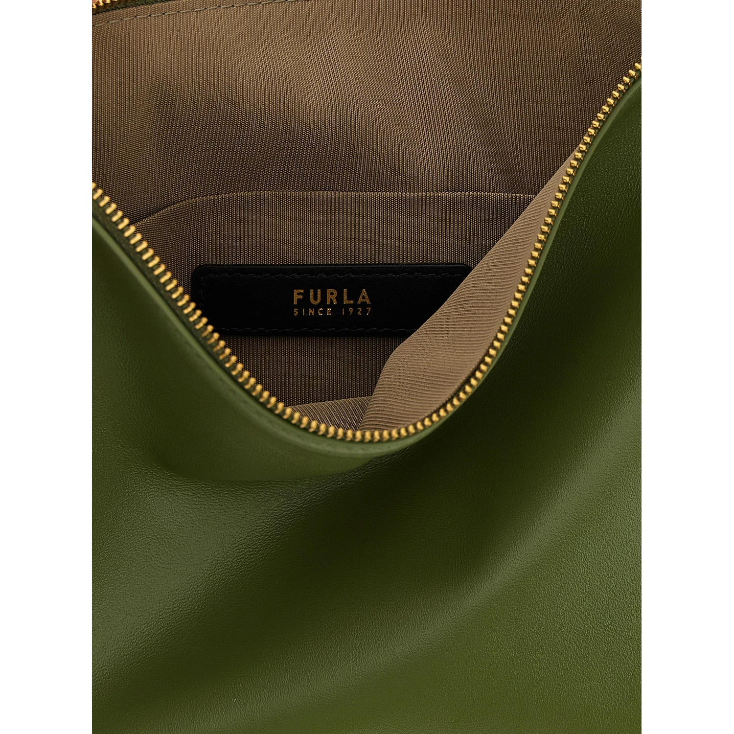 Bicolor Lamb Leather Shoulder Bag